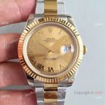 BP Factory Rolex Datejust II 2-Tone Gold Roman Markers Watch Oyster Band